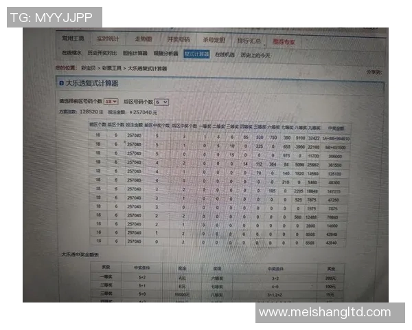 全面解析大乐透复式计算器的使用技巧与中奖概率分析方法